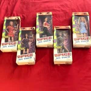 Spice Girls Barbie Doll Collection! All 5 Girls Never Taken Out Of Their Boxes.
